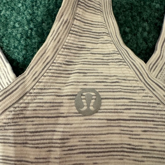 Lululemon Grey and White Tanktop - Picture 3 of 3